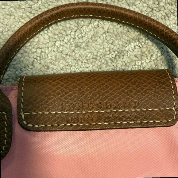 NWT Longchamp Le Pliage Pink Cosmetic Bag | Stylish & Durable Case - Picture 4 of 7